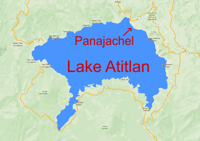 Lake Atitlan map