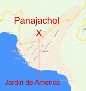 Panajachel map